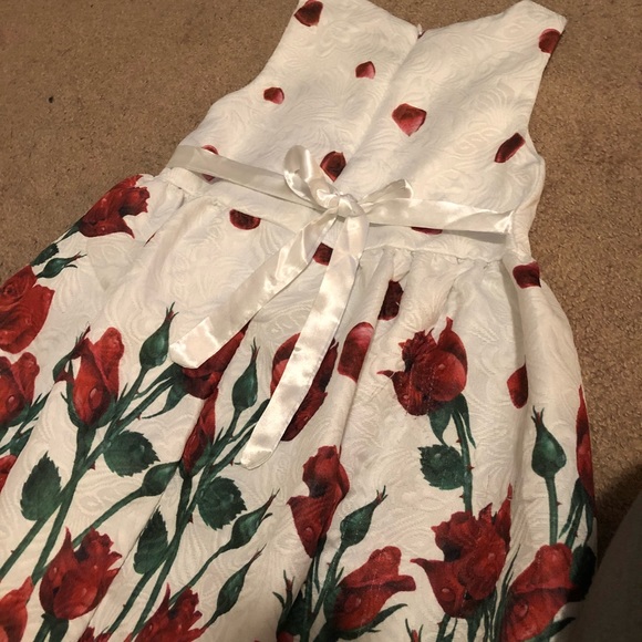Girls Floral Dress - Picture 3 of 3